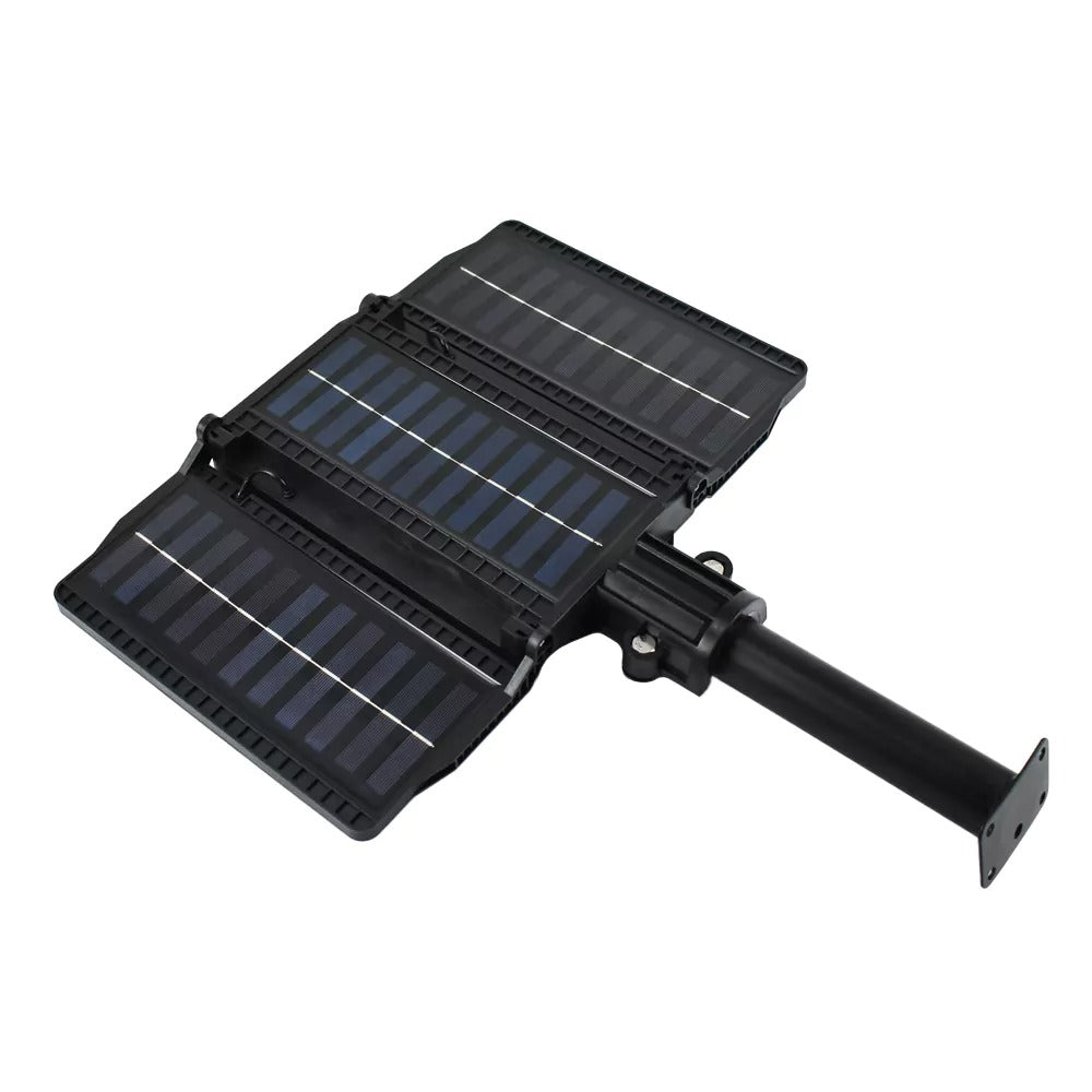 Lampa solara LED 560 SMD cu 3 panouri, senzor miscare si telecomanda