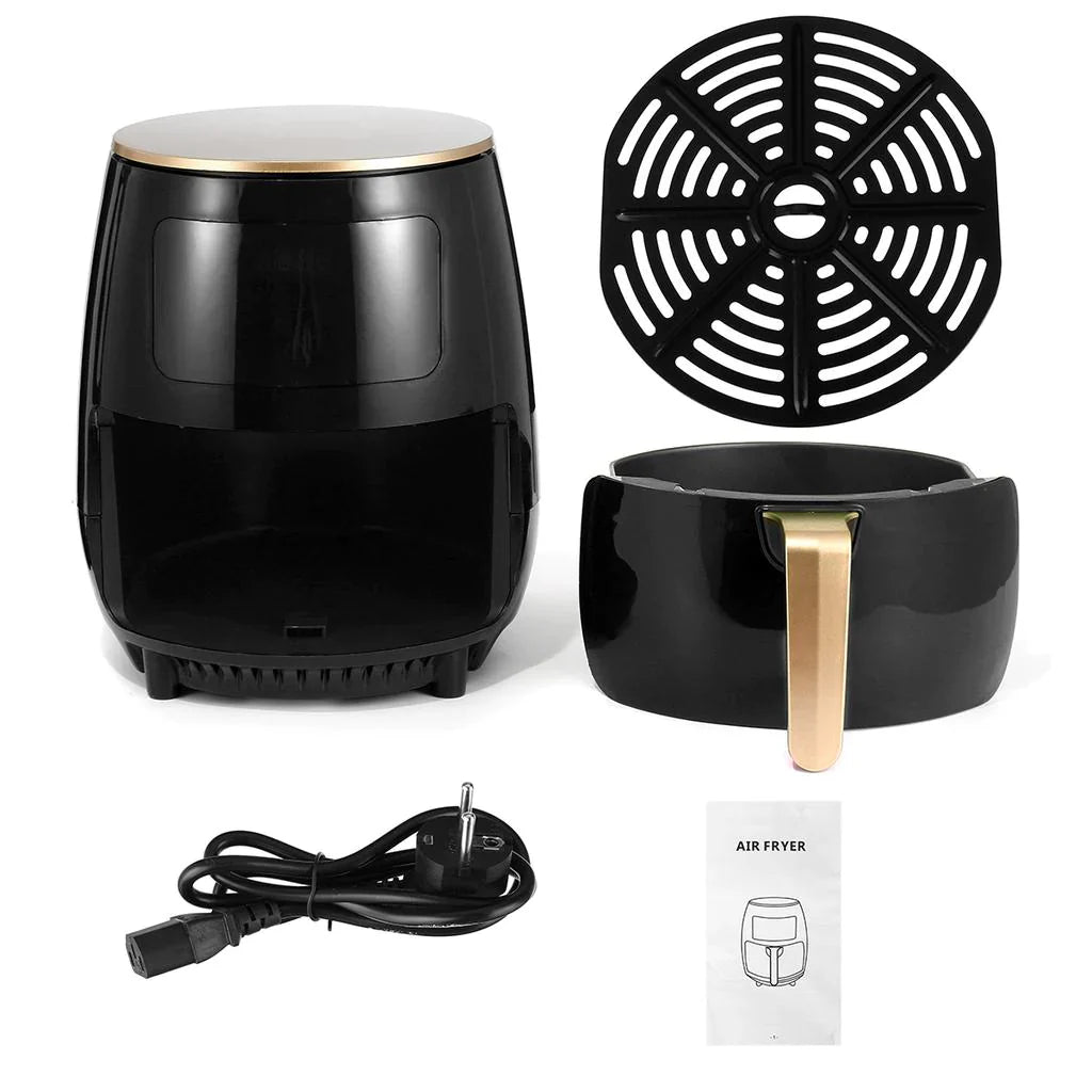 RESIGILAT - Friteuza cu aer cald, S-18 Air Fryer, 2400W, afisaj digital, LCD Touch control