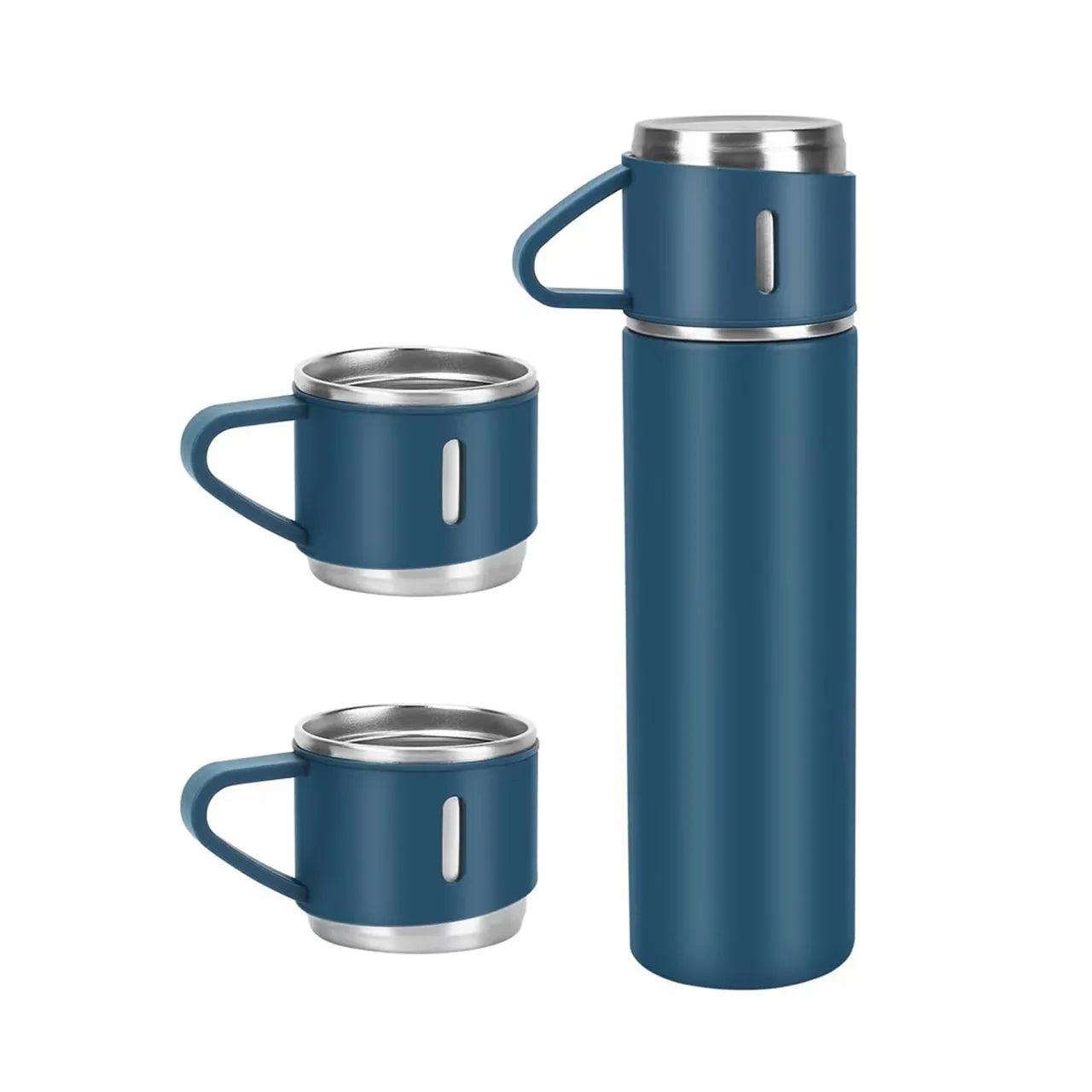 Set Cadou Termos 500ml cu 3 Cesti Inox Perete Dublu Pastreaza Bauturi Calde Reci 12 Ore Etans - detaliu produs