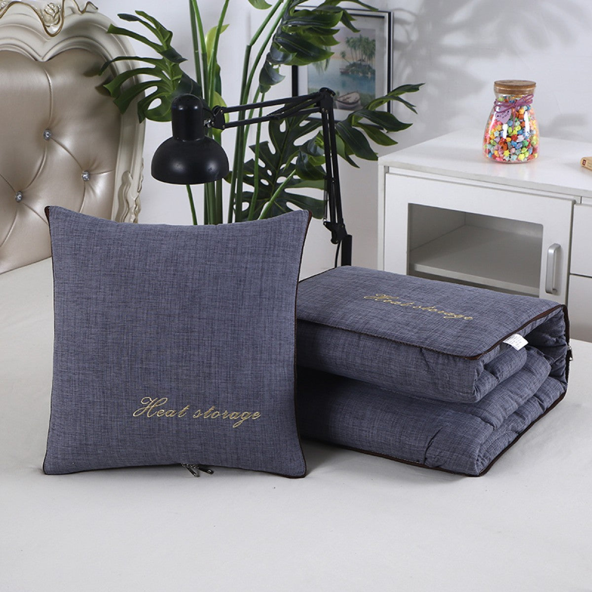 Perna / pilota multifunctionala 2 in 1, 40 x 40 x 10 cm sau 110 x 150 cm