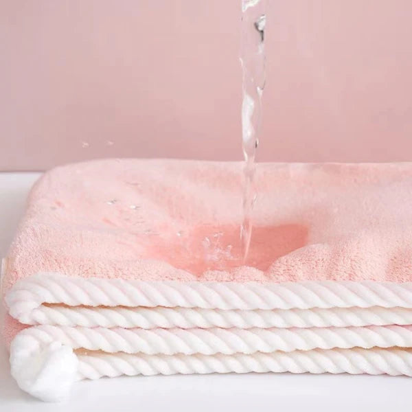 Prosop-turban pentru uscarea părului