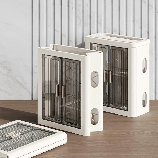 Cutie Depozitare Router WiFi cu Montare pe Perete sau Mobilier, 33 cm x 28 cm x 14.3 cm