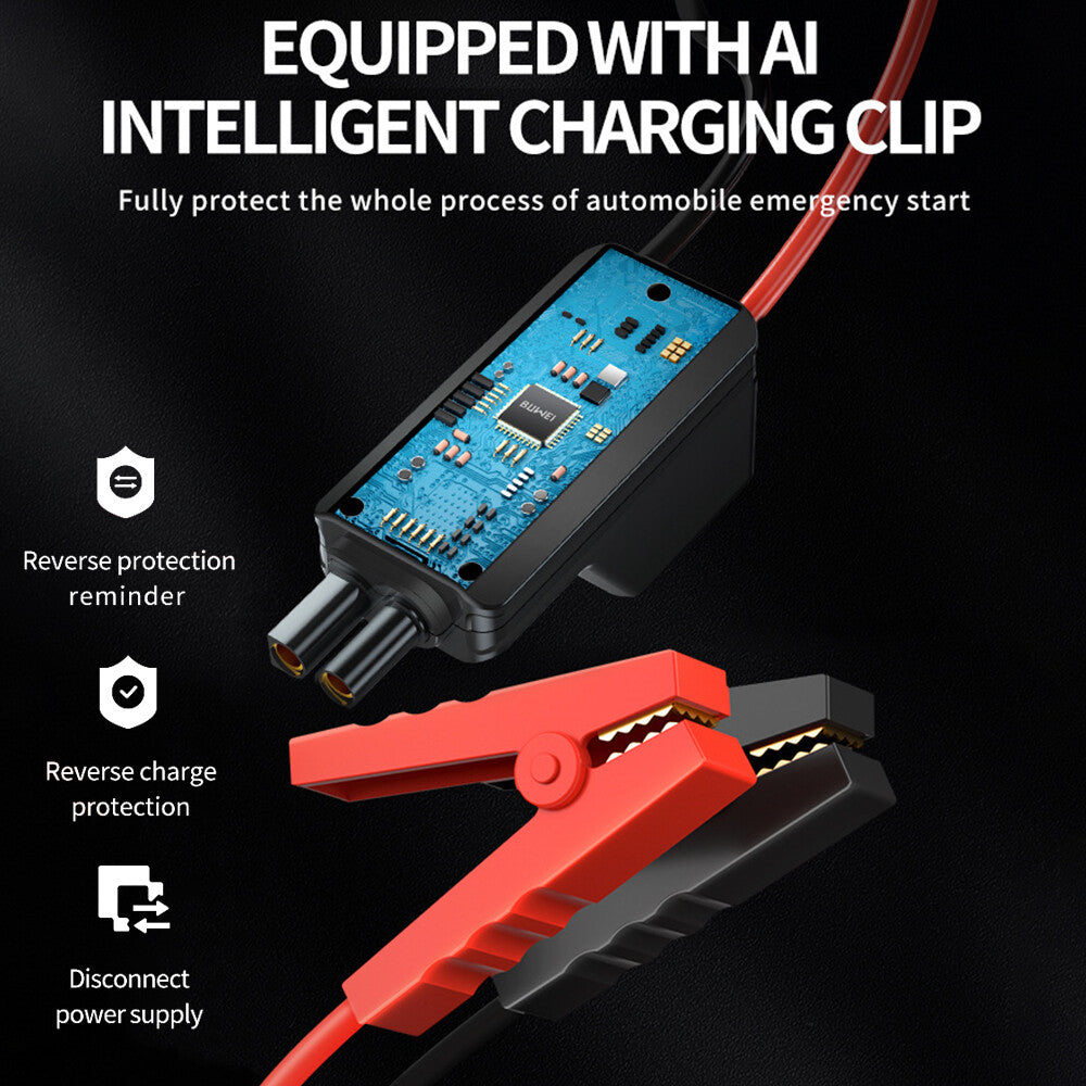 Compresor auto multifunctional 5 in 1 cu pornire urgenta, afisaj digital si baterie externa