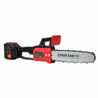 Drujba electrica cu lant 12 inch, cu 2 Acumulatori, 48V, Lithium, 4800rpm, 305mm - imagine 7
