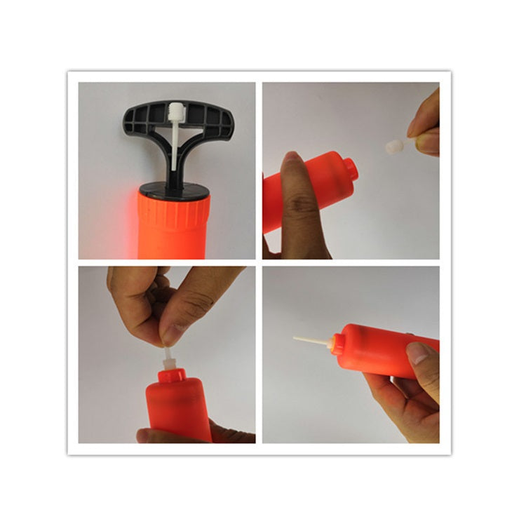 Set de joaca, 2 porti de fotbal cu pompa de umflat si minge de fotbal 92 x 61 x 48 cm