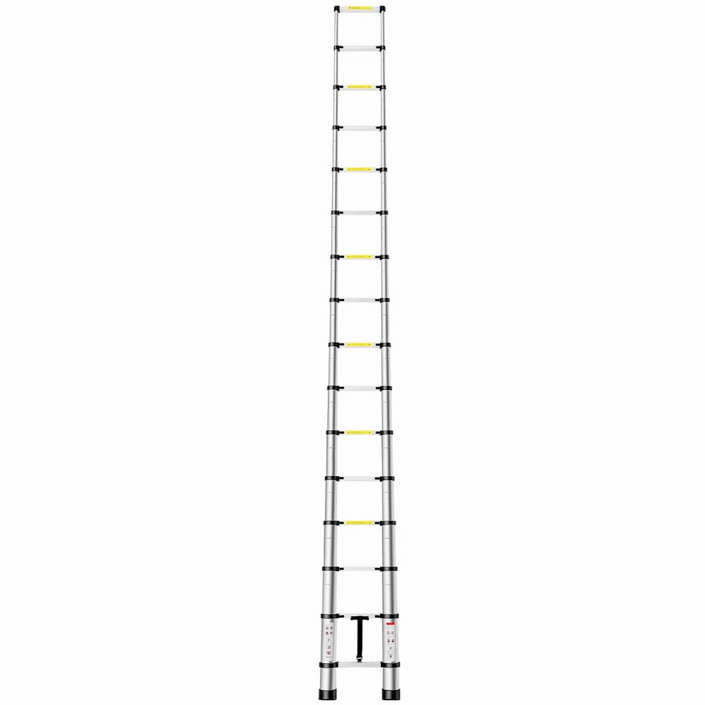 Scara telescopica din aluminiu MESTERINO TOOLS JL-101-6.2, 16 trepte, 6.2 metri, greutate maxima 150 kg