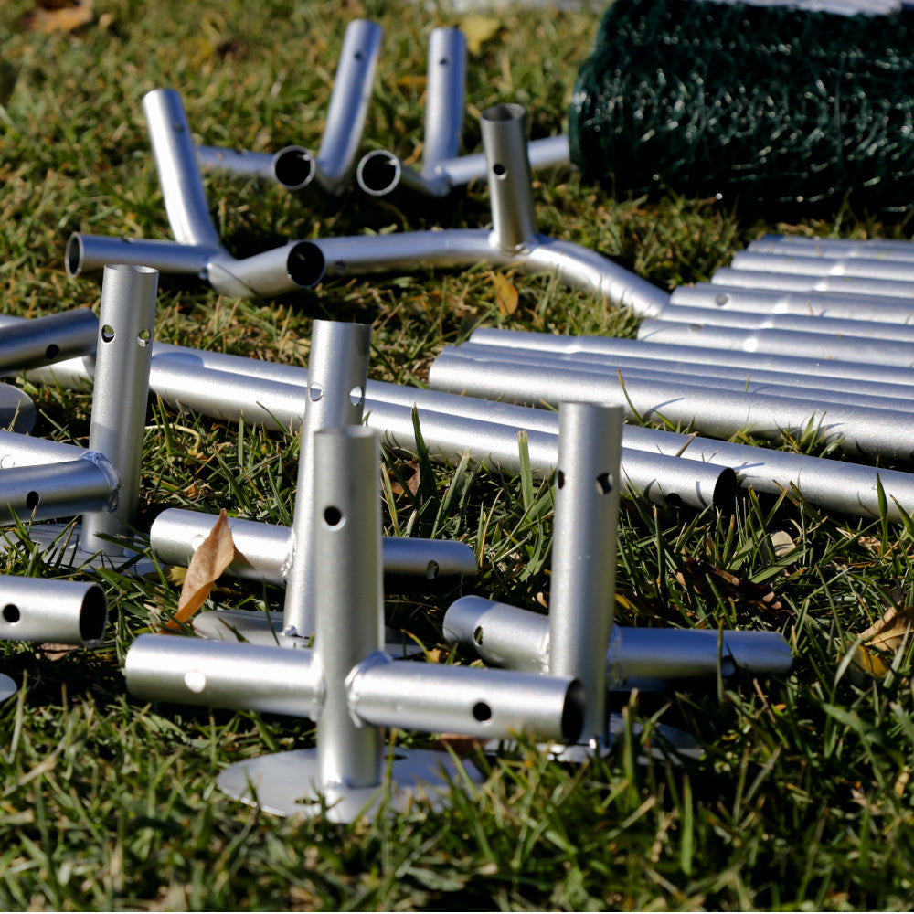 Cotet / tarc pentru pasari MESTERINO TOOLS MTGC-011, 3 x 2 x 1.95 m, otel galvanizat