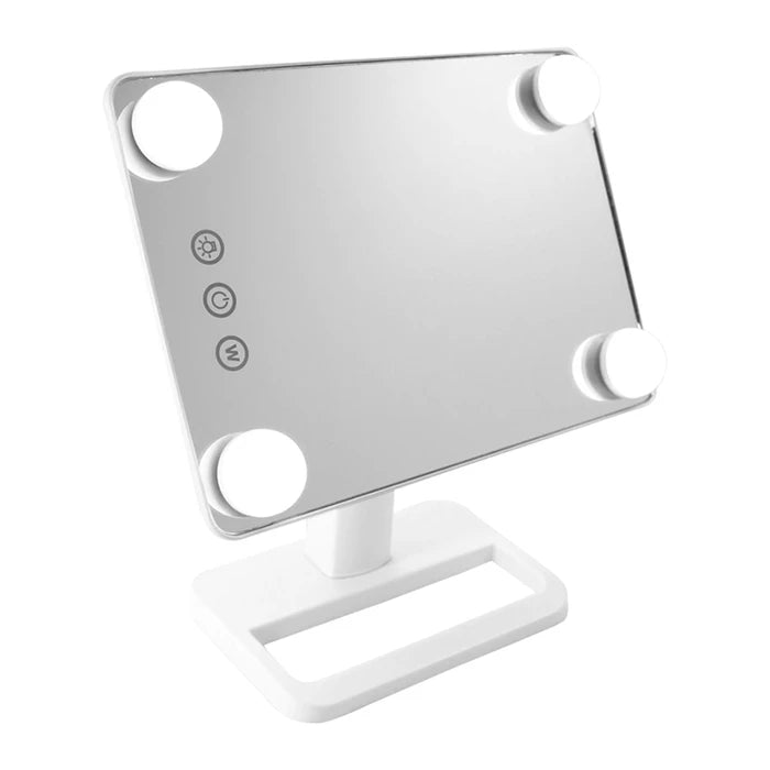 Oglinda de Toaleta cu 4 Lumini LED Control Tactil 3 Culori Lumina Alb 30x18cm - detaliu produs