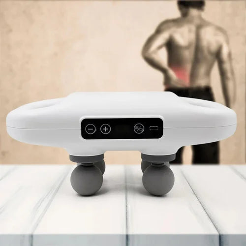 Aparat de masaj cu 4 capete, 9 viteze reglabile