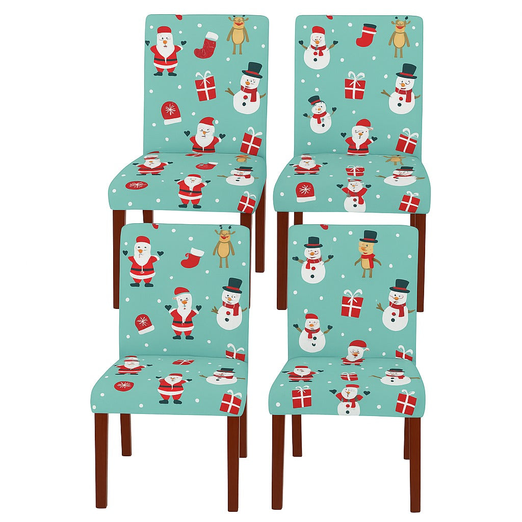 Set 6 huse universale, elastice, pentru scaun