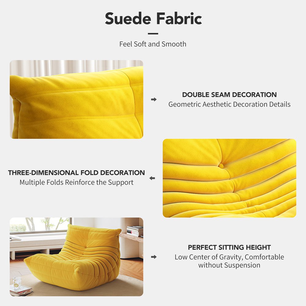 Fotoliu Puf Beanbag, Scaun Relaxare Modern, 87 x 100 x70
