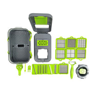 Razatoare multifunctionala pentru fructe si legume, 22 piese, lame din otel inoxidabil - imagine 7