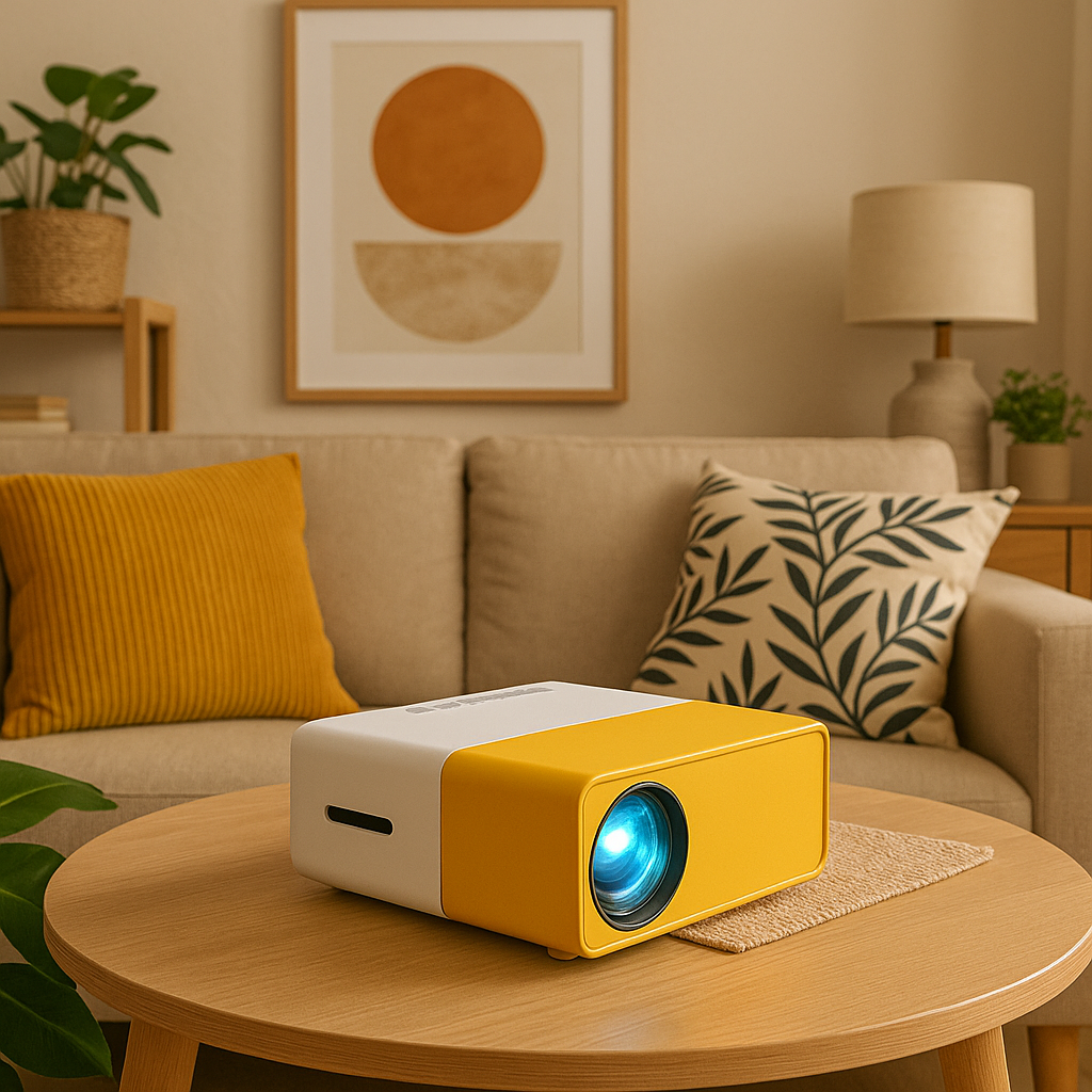 Videoproiector LED Mini Portabil YG300 400-600 LM 1080P Full HD