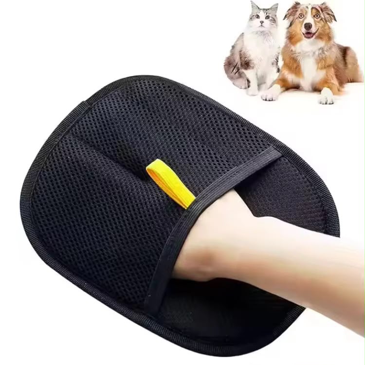 Manusa pentru Indepartarea Parului la Animale Panza 24x16cm Negru - detaliu produs