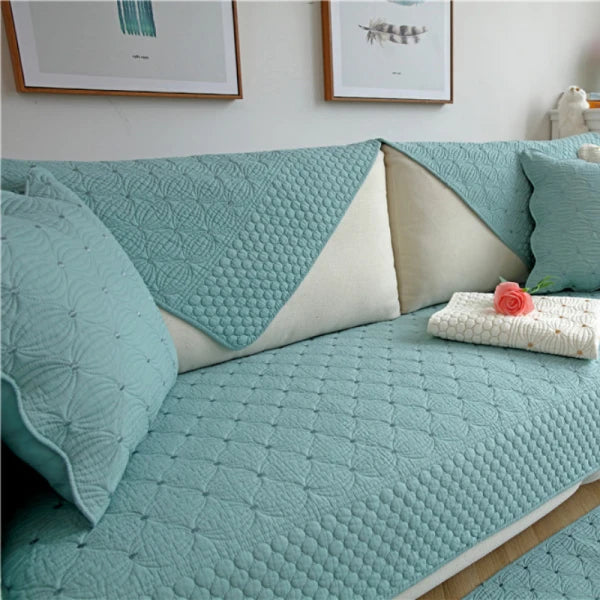 Perna decorativa din bumbac cu husa detasabila, 45 x 45 x 10 cm