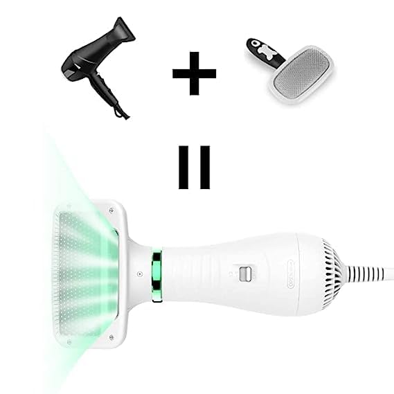 Uscator si perie pentru animale 2 in 1 pentru caini si pisici talie mica si medie