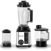 Robot de Bucatarie Multifunctional 6-în-1 Mach One BF-5052 – 3 Recipiente, Motor 9500W, 15 Trepte de Viteză, Blender +