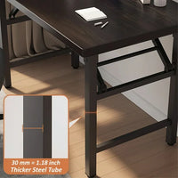Birou pliabil, cadru metalic, blat MDF 16mm, 120x60cm - imagine 9