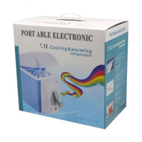 Frigider auto portabil, 12V, 7.5 l, Functie de racire si incalzire, Albastru/Alb - imagine 11