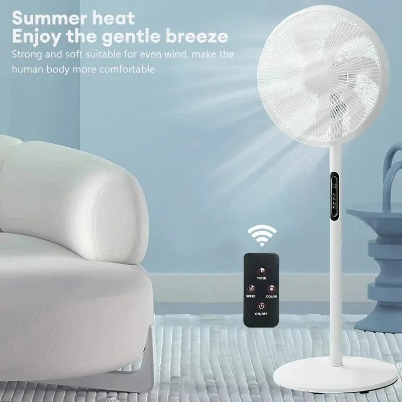 Ventilator digital cu telecomanda si timmer 1120 mm, oscilatie 90°, afisaj LED, 16 inch