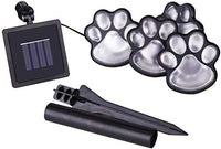 Set 4 Lampi Solare Led tip amprenta labuta de caine cu infigere in gazon - imagine 5
