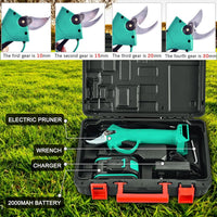 Foarfeca electrica pentru vita de vie si crengi, 2 acumulatori 21V-48V, 2Ah - imagine 4