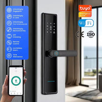 Incuietoare Inteligenta Cerradura Security cu Amprenta Digitala Biometrica Parola 5 in 1 - detaliu produs