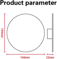 Lampa iluminata led cu gesturi, autocolant iluminat pentru luneta masinii - imagine 11