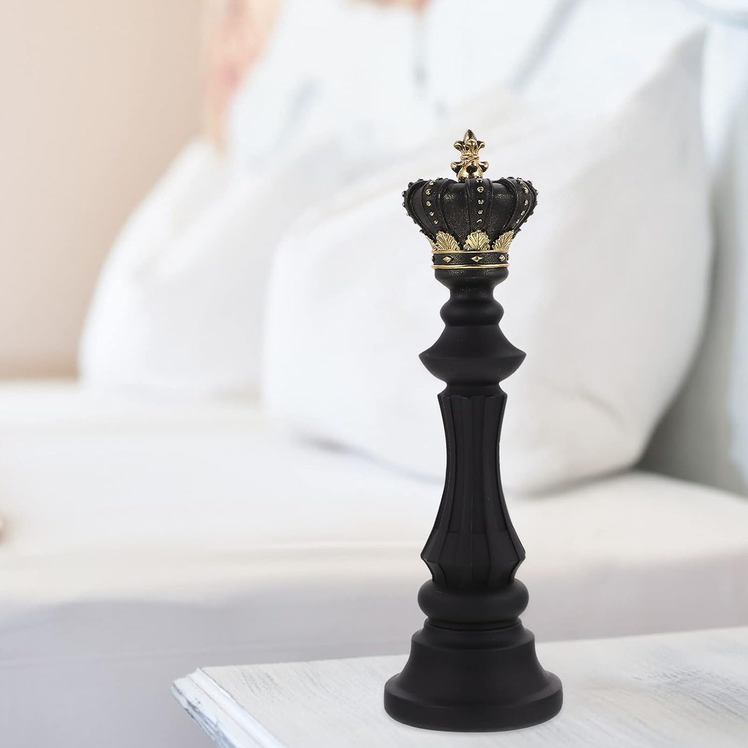 Statuete Sah Premium, Ornamente Regi, Dame, Calareti, Sculpturi Rasina, Decor Casa
