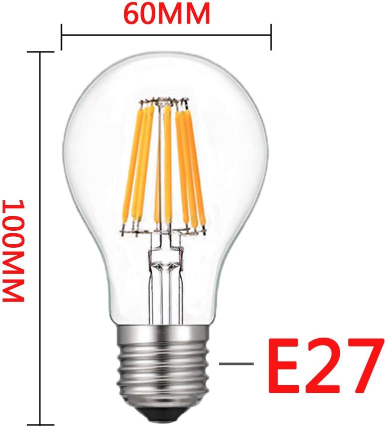 Bec LED vintage cu filament A60 E27/4W/230V 2700K