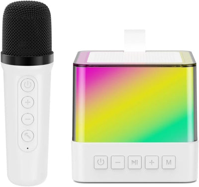 Difuzor Karaoke cu 2 microfoane wireless, bluetooth 5.3