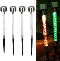 Set 4 Lampi Solare LED Exterior Gradina Iluminare Solara Impermeabil - detaliu produs