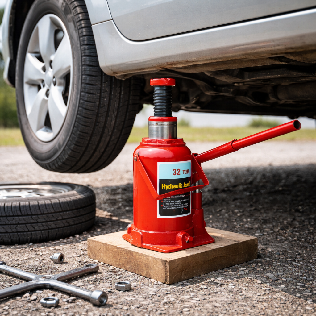 Cric hidraulic telescopic tip butelie 32 tone