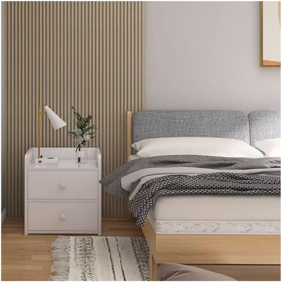 Noptiera minimalista din PAL cu 2 sau 3 sertare