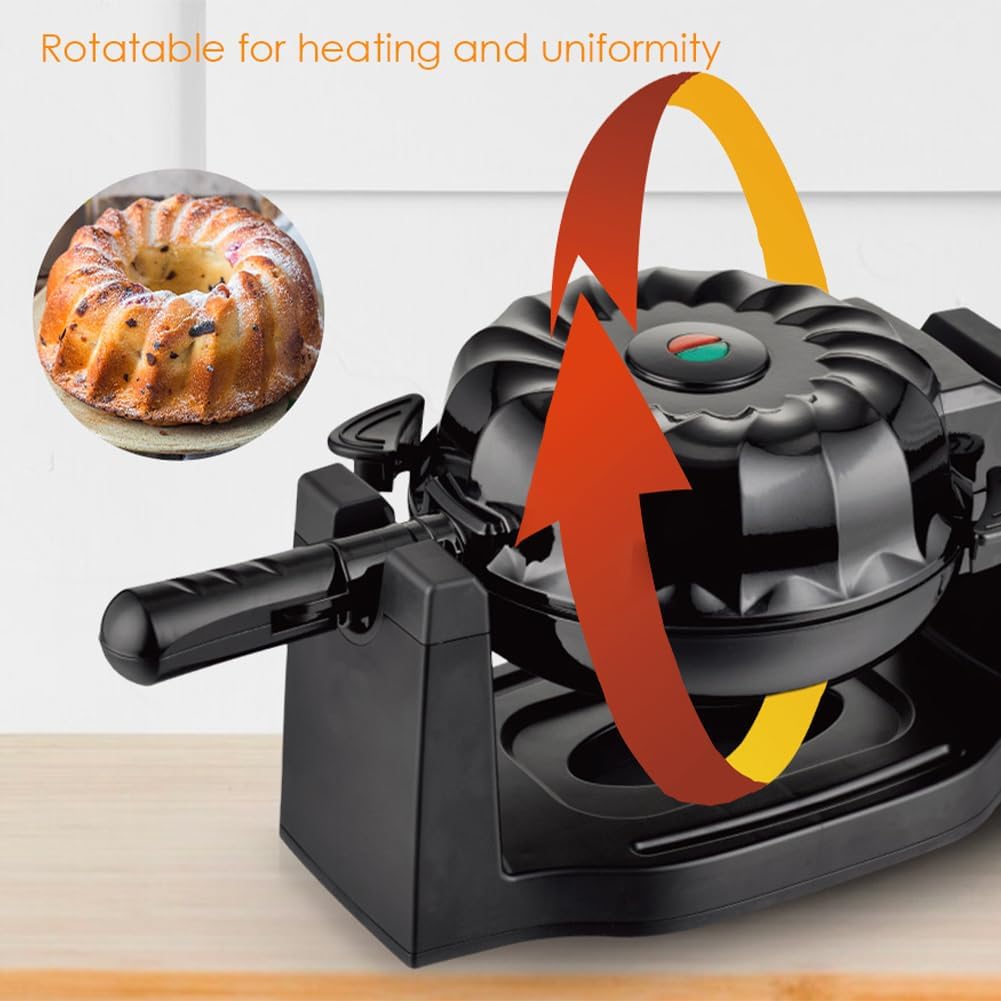 Aparat de facut prajituri electrica RAF R.500, 1800W, capacitate 3L, indicator LED