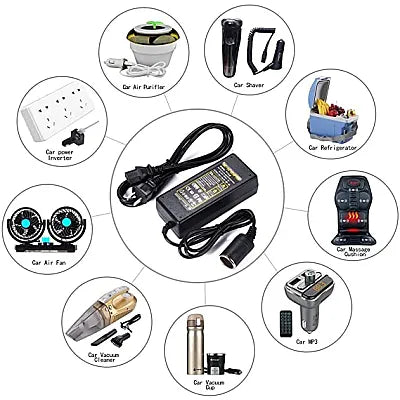 Adaptor 1210 220V la 12V auto 5A incarcator transformator