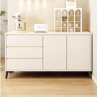 Comoda moderna si simpla cu 3 sertare si 2 usi, MDF, 140x40x75cm - imagine 3