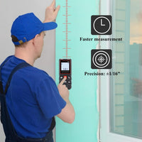 Telemetru digital laser, profesional, 100 M, IP54, +/-2mm - imagine 8