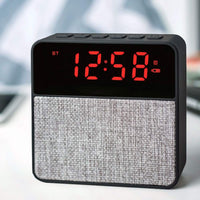 Radio portabil cu Ceas, Alarma si Bluetooth - imagine 2