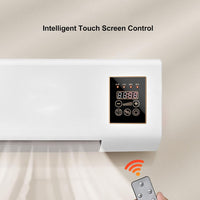 Mini aer conditionat cu ventilator, 2 in 1, 55 cm, Rece/Cald, 16 - 40 grade, 1800W, cu telecomanda, Alb - imagine 7