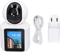 Camera Video WiFi 360° HD 1080p cu Comunicare Bidirectionala, Baby Monitor, Infrarosu, Detectare Miscarare, Stocare Cloud/SD