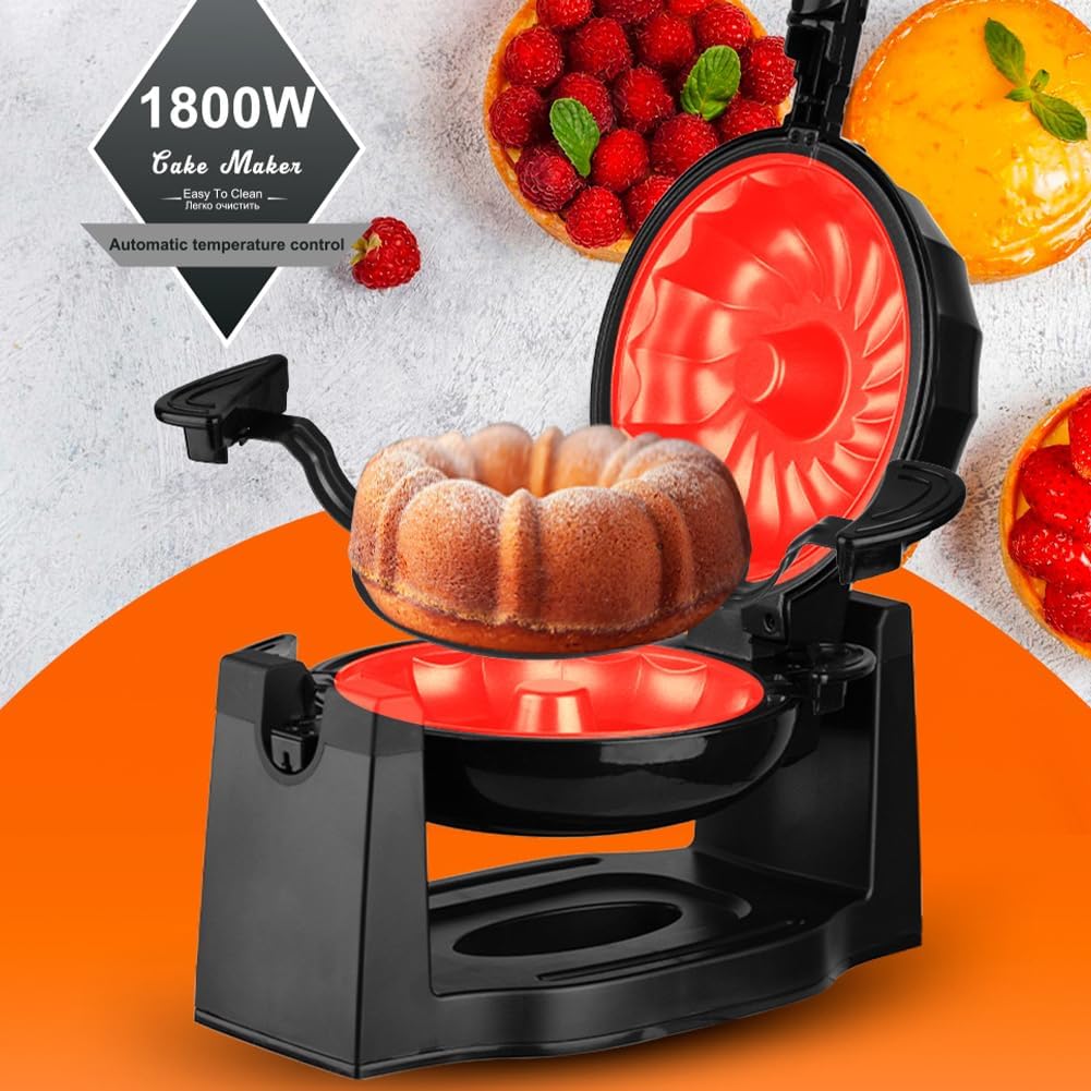 Aparat de facut prajituri electrica RAF R.500, 1800W, capacitate 3L, indicator LED