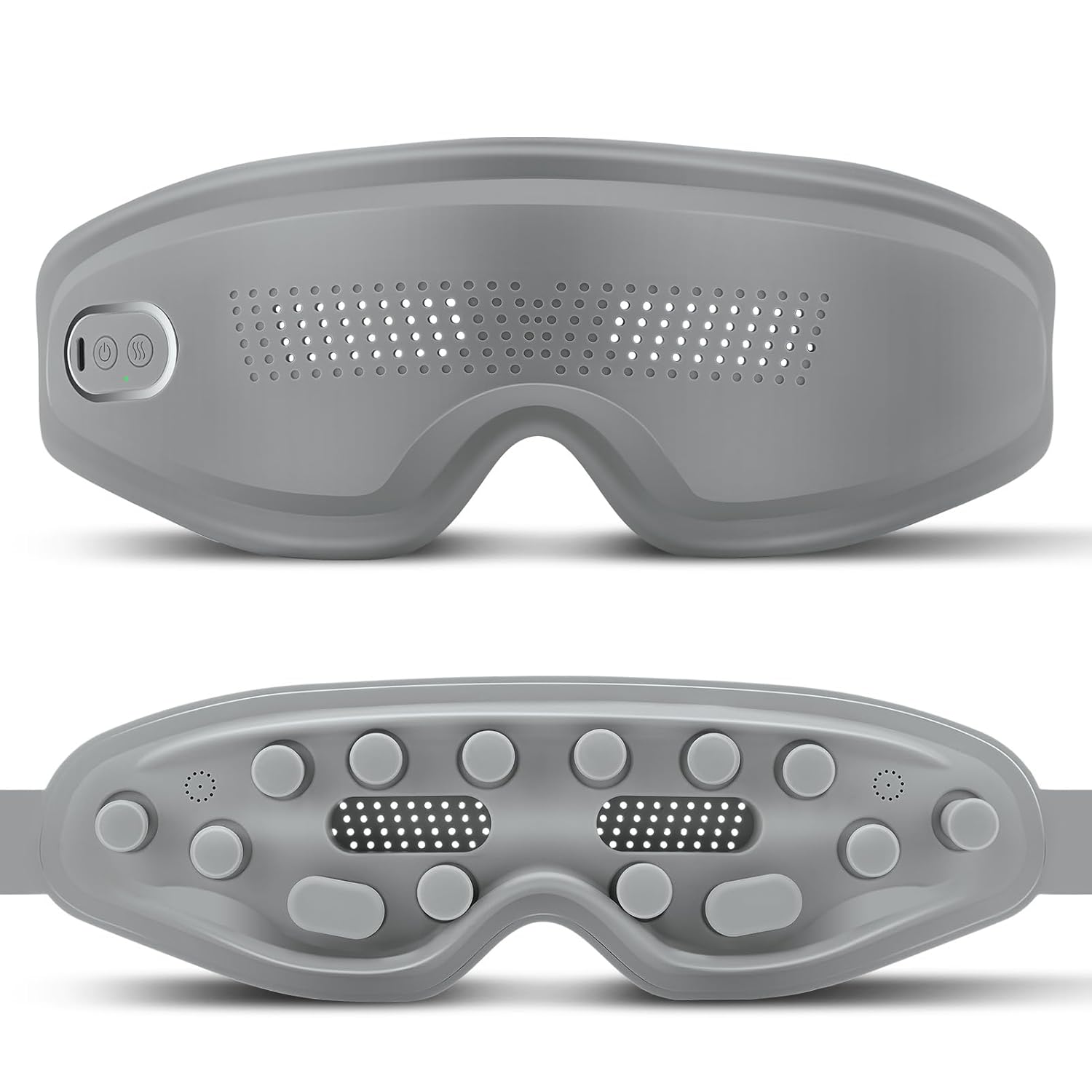 Masca inteligenta pentru ochi, cu compresa calda, EMS, microcurent si Bluetooth, reincarcabila