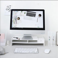 Suport multifunctional monitor, din PVC, 49x21x11cm - imagine 5