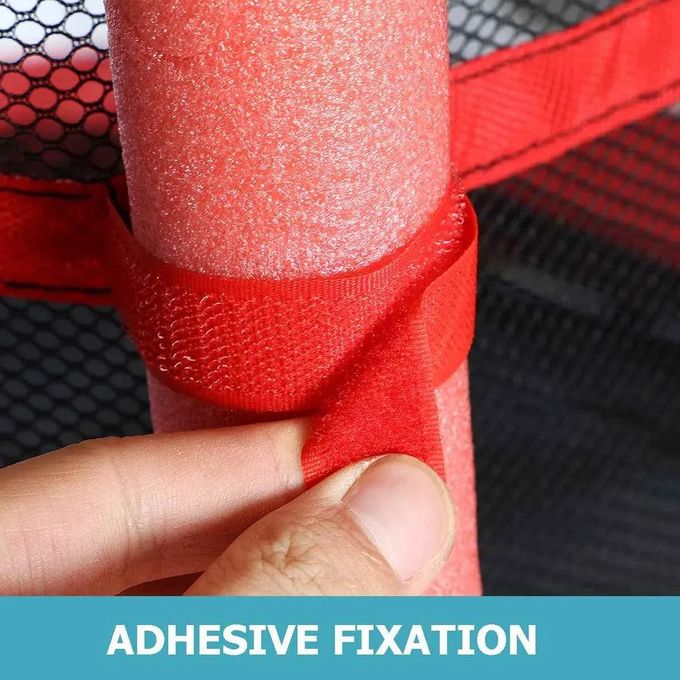 Trambulina cu plasa de protectie, metal + textil, 124x140 cm, 3 ani+