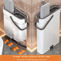 Set Mop Plat cu Sistem Rotativ Curatenie Profesionala Accesorii Incluse - detaliu produs