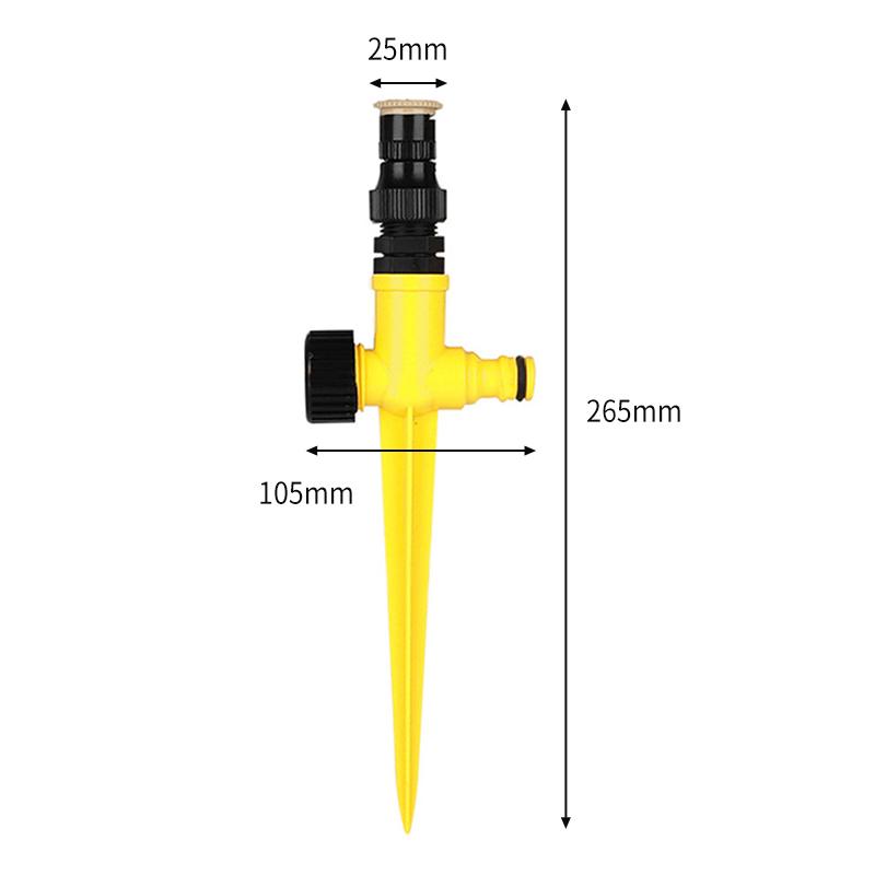 Set 2 Aspersoare pentru Gradina, Rotative 360 Grade, Unghi Reglabil