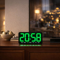 Ceas digital LED cu afisaj mare, 26x13 cm - imagine 4