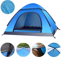 Cort camping cu deschidere automata pop-up, impermeabil, protectie UV, 2 usi - imagine 10