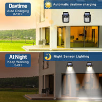 Lampa solara bec de perete LED cu senzor de miscare